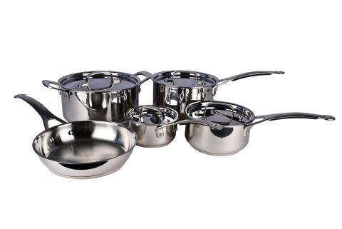 Tefal Jamie Oliver Professional Series Stainless Steel 9 Piece Uncoated Set