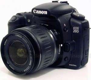 Canon 20D camera and 18-55mm lens