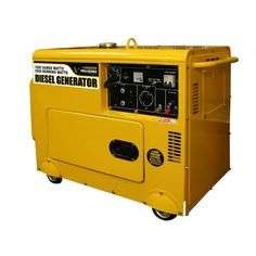 SILENT Diesel Generator 6Kva - Key start (Single phase)