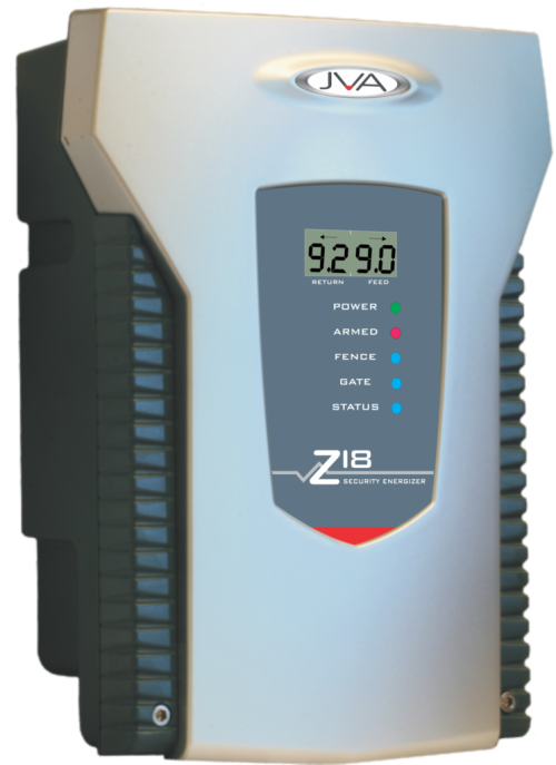 JVA (Z18) Single Zone Security Fence Energizer - 8 Joules with LCD Display