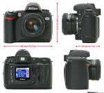 Nikon D70 Camera, original battery, memory card and Nikon 70-300mm lens