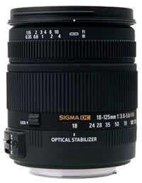 Sigma 18-125mm 1:3.8-5.6 DC OS HSM for Canon