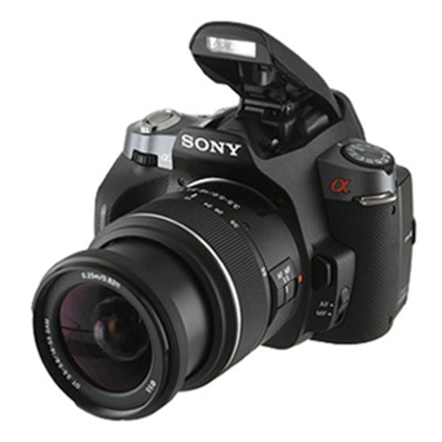 Sony A330 Twin lens (18-55 & 75-300) PLUS brand new sony Flash