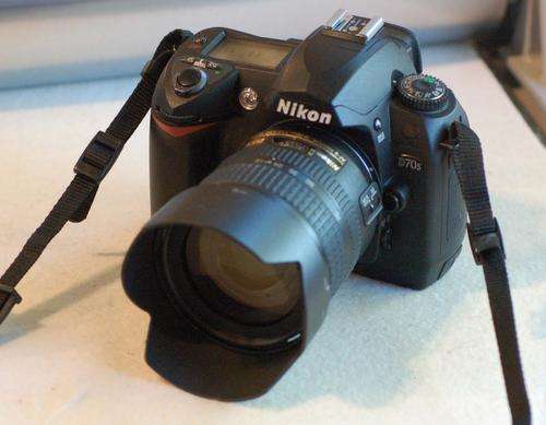 Nikon D70s digital SLR with 18-70mm lens