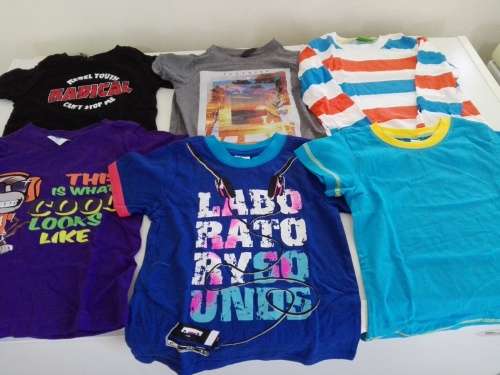100 Brand New Kids Tees, Plain and Printed  T-Shirts, dresses, tights/leggings