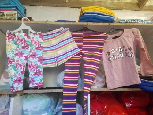 100 Brand New Kids Tees, Plain and Printed  T-Shirts, dresses, tights/leggings