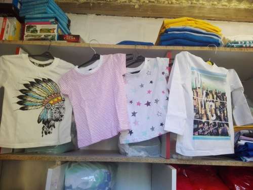 100 Brand New Kids Tees, Plain and Printed  T-Shirts, dresses, tights/leggings
