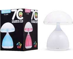 Colorful mushroom eye lamp