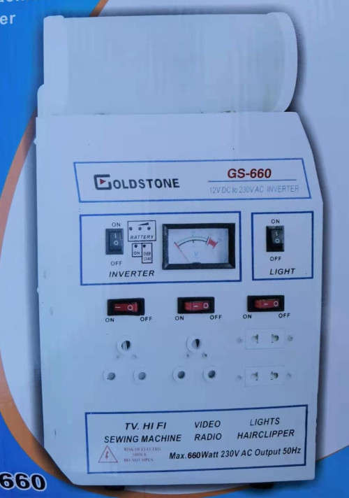 GOLDSTONE--660W DC TO AC INVERTER With Recharge Function