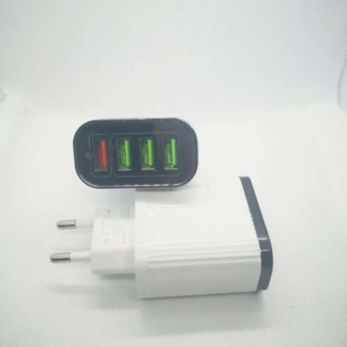 Quick Charge 3.0 4 Port USB Fast Charger For Samsung A50 A30 S10 iPhone 7 8 11 Huawei P20