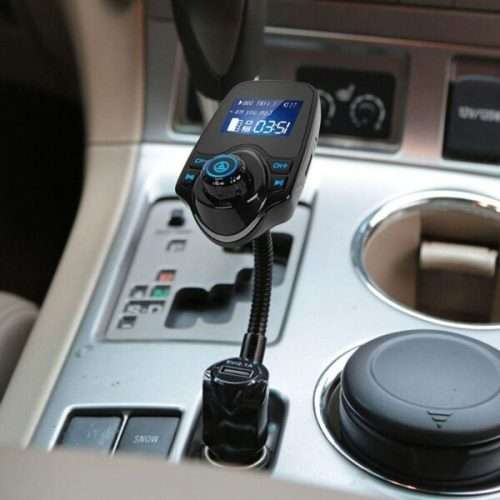 Aerbes USB Bluetooth Car FM Modulator With MP3 Radio Adapter