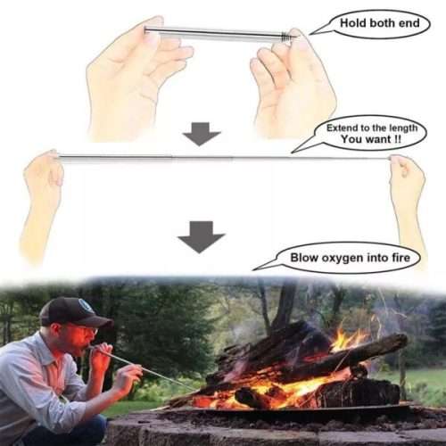 Outdoor Cooking Blow Fire Tube