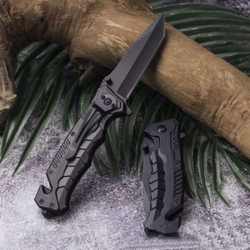 Drop Point Spring Assisted Tactical Folding Knife