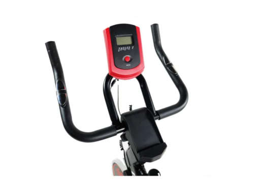 Exercise Bike Indoor Cycling Bike with Quieter System Stationary Bike with Comfortable Seat Cushion