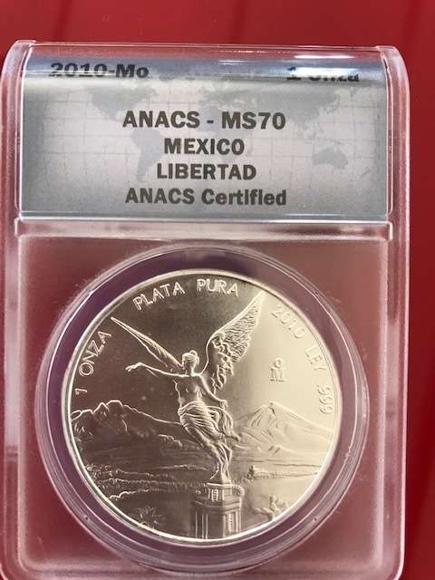 ANACS - MS70 MEXICO 1 ONZA