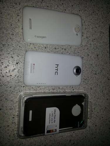HTC ONE X with covers