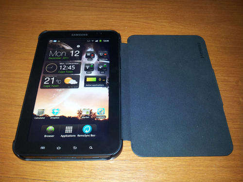 Samsung galaxy P1000 with accessories