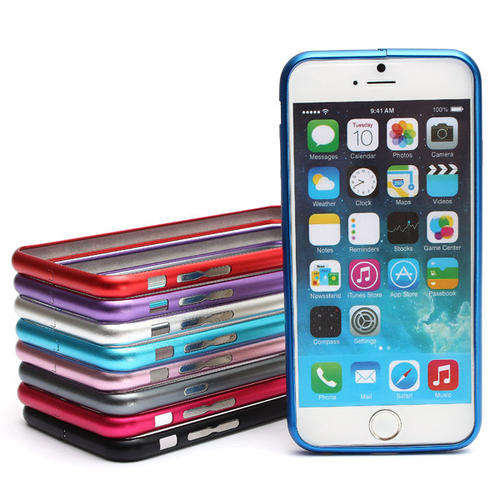 Slim Aluminium Metal Frame Blade Bumper/Cover Case For iPhone 6 4.7" - Blue