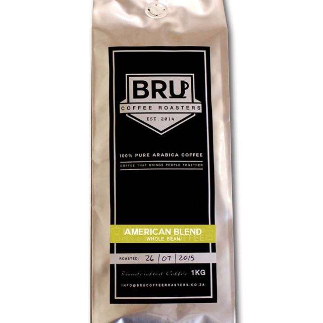 American Blend - BRU Coffee Roasters  - 1 Kg - Freshly roasted Coffee Beans