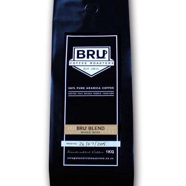 BRU Blend - BRU Coffee Roasters  - 1 Kg - Freshly roasted Coffee Beans