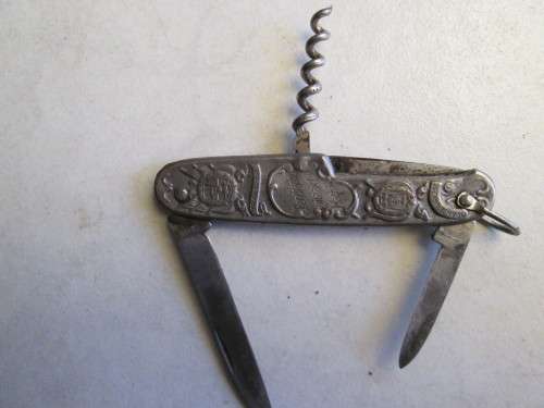 very early KRUGER DE WET CORKS SCREW KNIFE