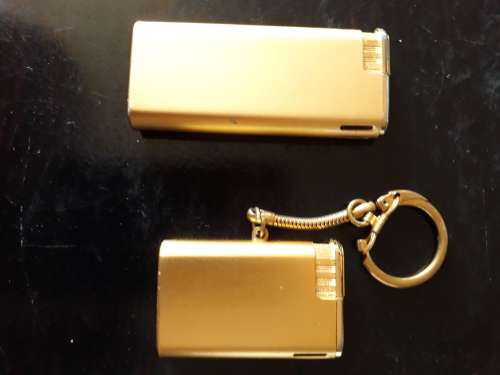 Gold camel lighter and keyring