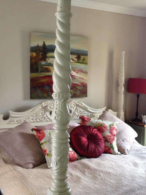 King size four poster bed - Bali feel