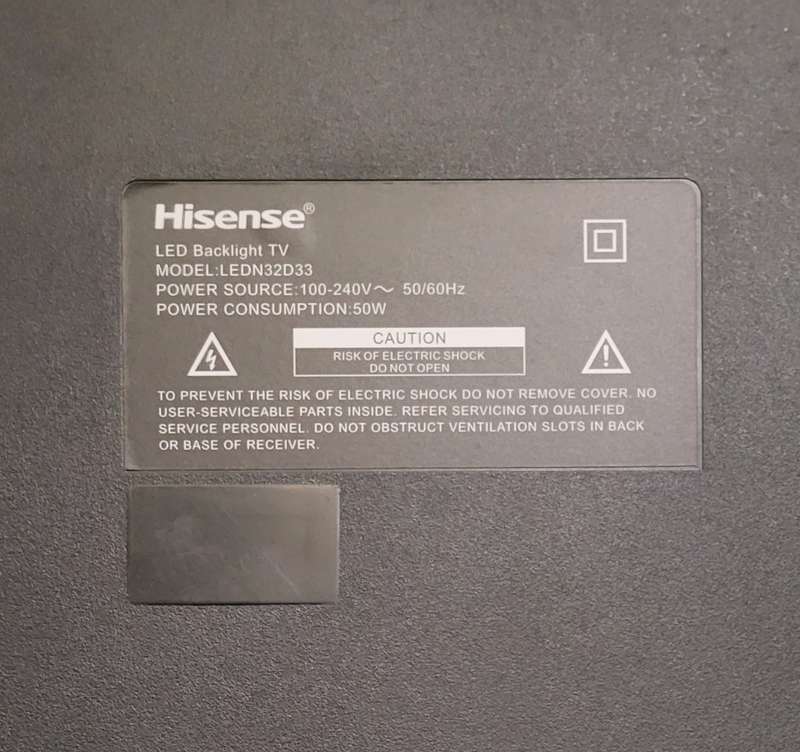 32` Hisense LED TV