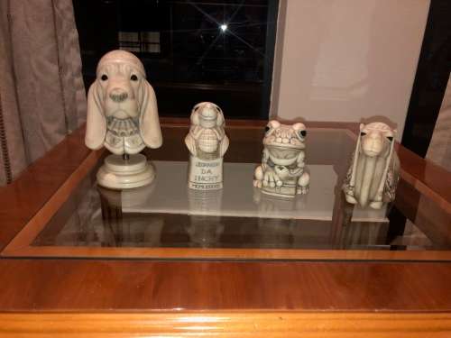John Biccard Crushed Marble Figurines