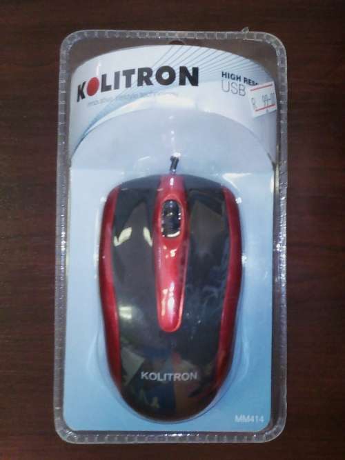 KOLITRON MM414 HIGH RESOLUTION OPTICAL MOUSE RED