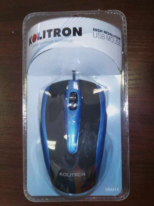 KOLITRON MM414 HIGH RESOLUTION OPTICAL MOUSE BLUE