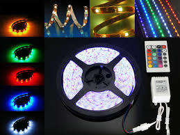 RGB LED Strip 5 Meter With Remote - 5050