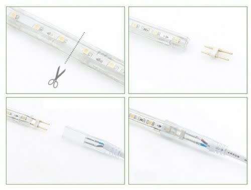 5050 SMD 100m  LED Rope Light. Single LED Strip Plus 1 x Free Power Plug