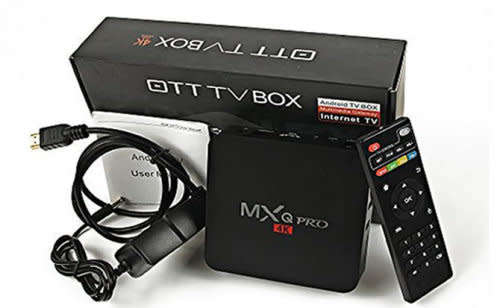 MXQ-Pro OTT TV Box 4K Ultra HD  ( Android TV Box )