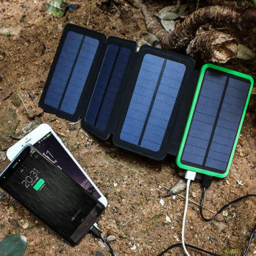 Power Bank - Solar Power Bank With 4 Solar Panel
