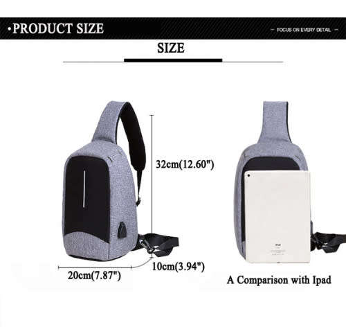 11" Safety Anti-Theft Bag - 11" Stylish Design Anti-Theft Tablet Safety Bag