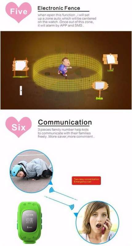 Children GPS/SOS Safe -Keeper Watch