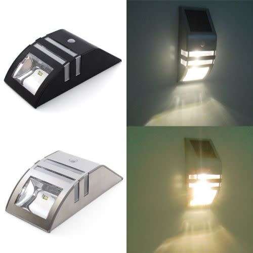 Solar Powered Motion Sensor Light - 2 LED