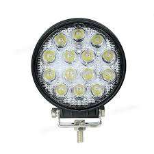 Round 4X4 42w LED SPOT LIGHT AND CARS