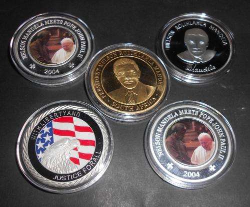 BEAUTIFUL NELSON MANDELA MEDALLION'S & OTHERS