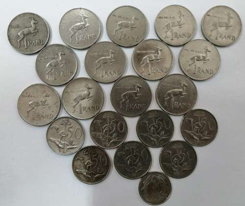 OLD South African Coins 1 Bid Takes All