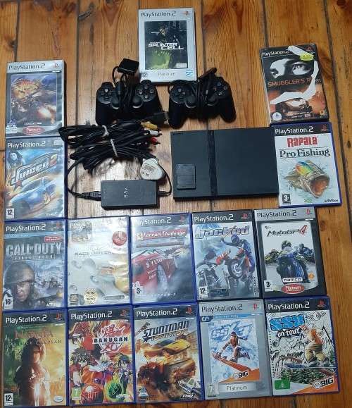 PS 2 with 15 games Working