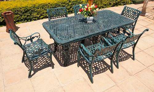 6 Seater Aluminium Garden Set GRAPE DESIGN R10000