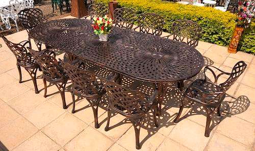 10 Seater Aluminium Garden Set