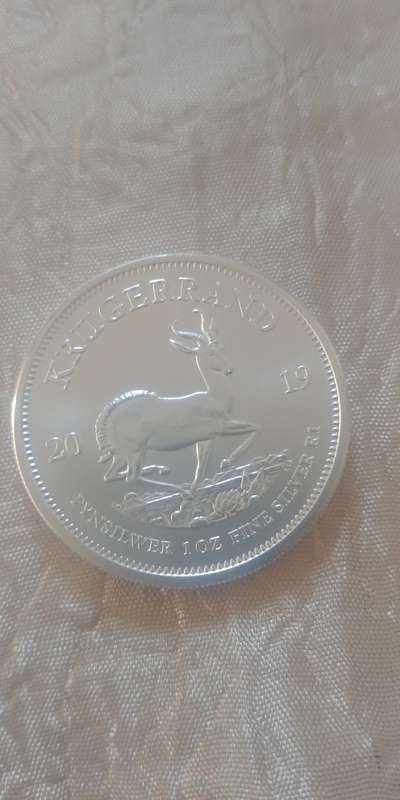 1 OZ Silver Krugerrand 2019 (Uncirculeted)