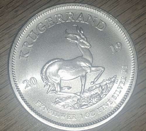 1 OZ Silver Kruger Rand (UNCIRCULATED)