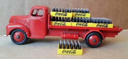 Coca Cola case with bottles to enhance dinky, corgi or any display