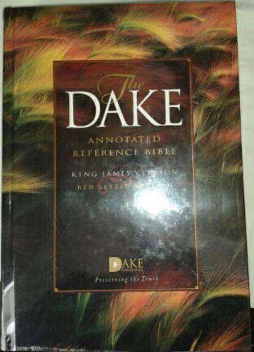 Dake Annotated Reference Bible KJV  Red Letter Edition