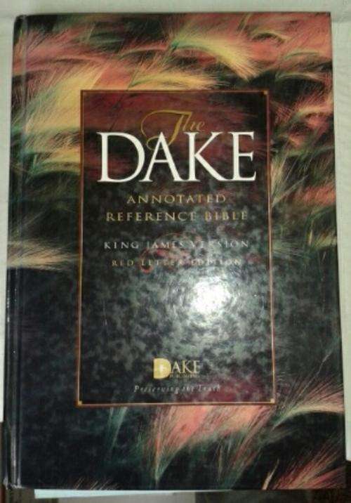 Dake Annotated Reference Bible, KJV,  Red Letter Edition