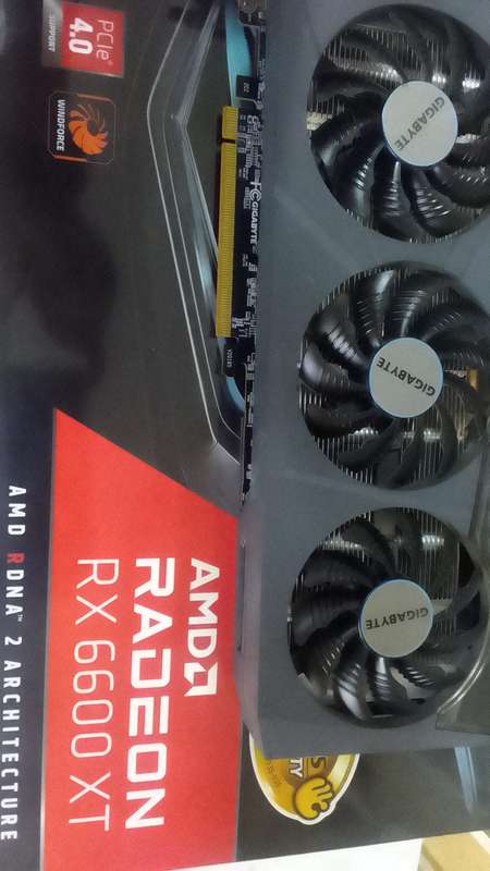 Faulty Gigabite RX6600 8Gig DDR6